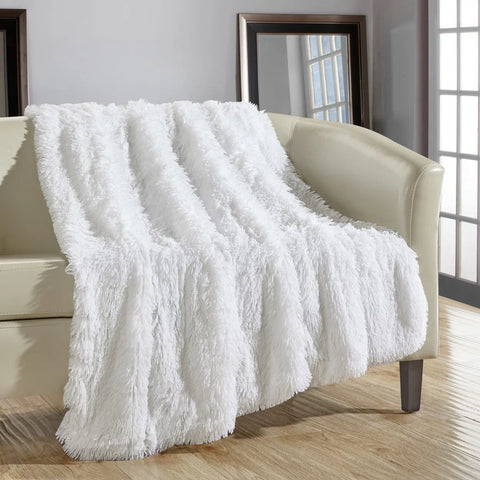 White Shaggy Blanket