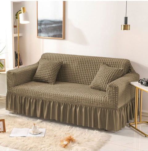 Bubble Style Jersey Fitted Sofa Cover- Mouse