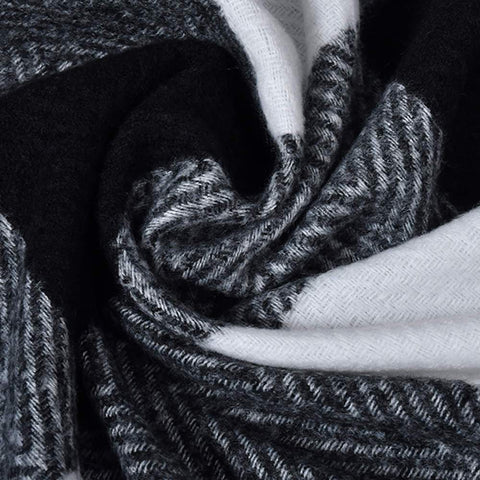 Woolen Small Check Design Scarves