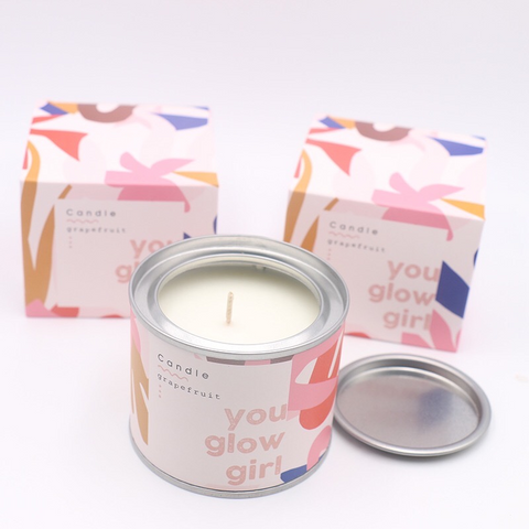 Scented Candle Glow Girl Room