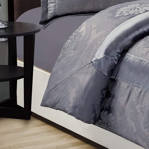 Grey  Cozy High Quality Bedspread Set