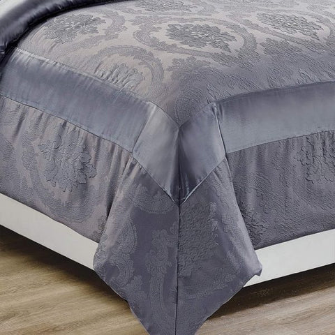 Grey  Cozy High Quality Bedspread Set