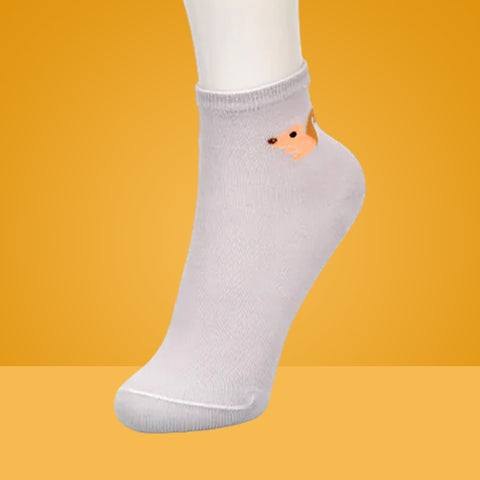 5Pcs Cute Foxi Ankle Kids Socks