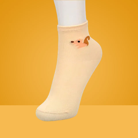 5Pcs Cute Foxi Ankle Kids Socks