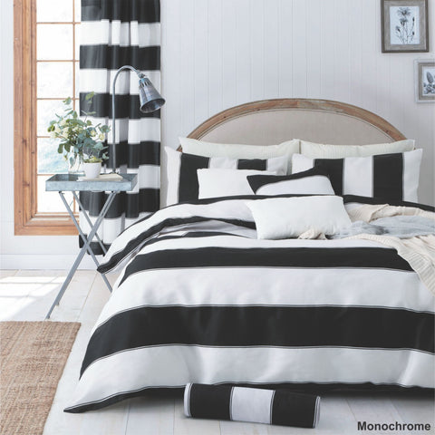 Black/White Stripe Soft Cotton Bedsheet