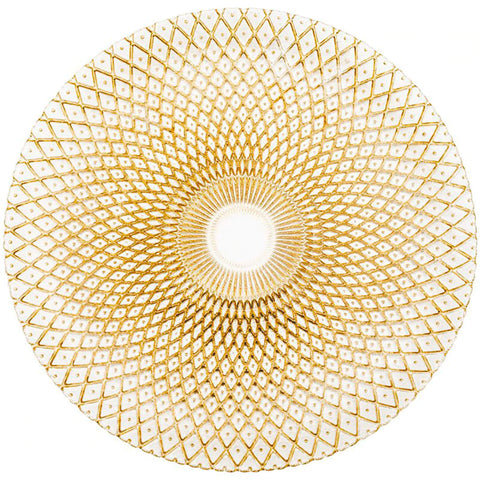 Gold Chic Charger Plate
