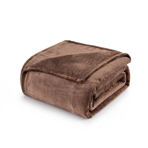 Coffee Fleece Throw Blanket