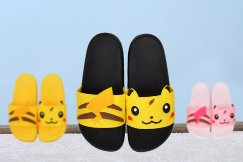 Pikachu Character Kids Slippers