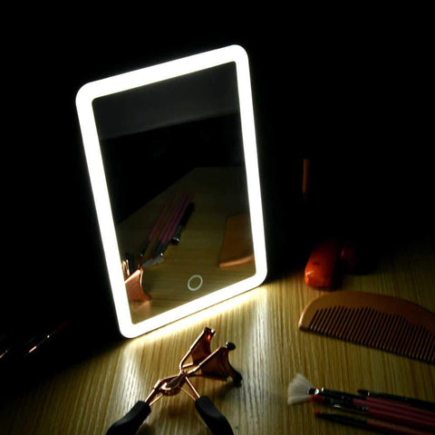 Rectangular LED Makeup Mirror