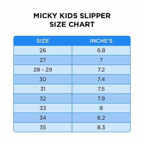 Micky Mouse Kids Slippers