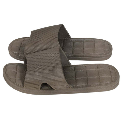 Male-Plain Small Square Bottom Slippers