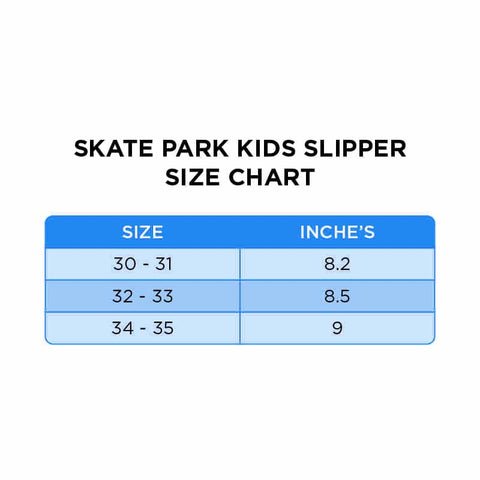 Skate Park Kids Slippers