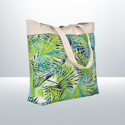 Ladies Tropical Grass Leaf Shoulder Bag