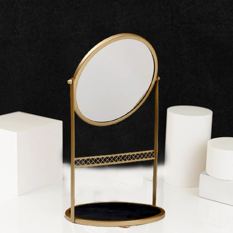 Ultra Modern Round Mirror And Jewellery Stand