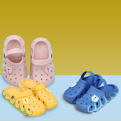 Teddy Bear Logo Crocs Kids Slipper