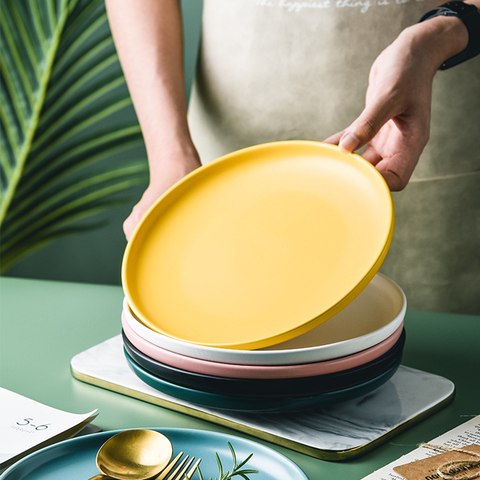 Ceramic Flared Edge Serving Platter