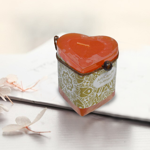 Heart Scented Wax Candle