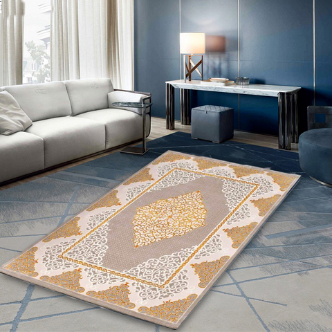 Umber Thick And Cozy Floor Rug