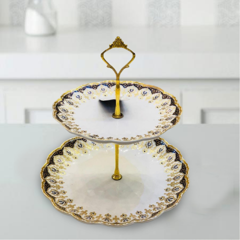 Ceramic Two Layer Serving tray