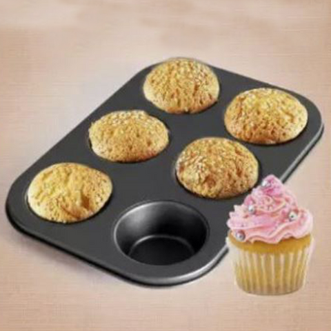 6 Cup Muffin Pan Baking Tray