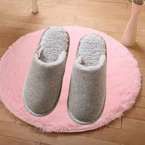 Classic Vince Design Fluffy Sherpa Slippers
