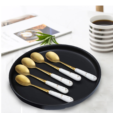 7Pcs Novel Design Cutlery With Modern Style Spoon Holder