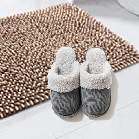 Cozy Wool Lined Sherpa Slippers