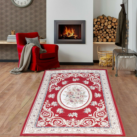 Sangria Thick And Cozy Floor Rug