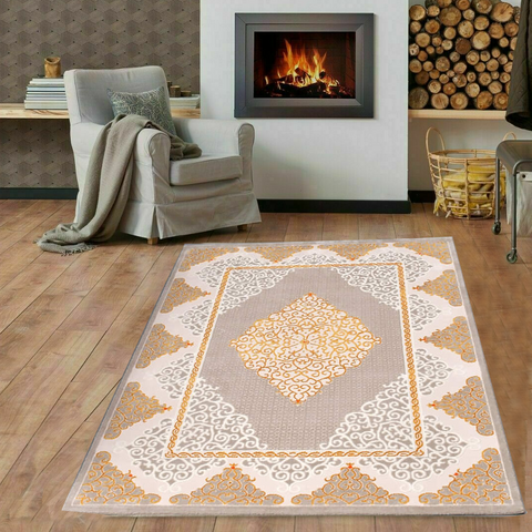 Umber Thick And Cozy Floor Rug