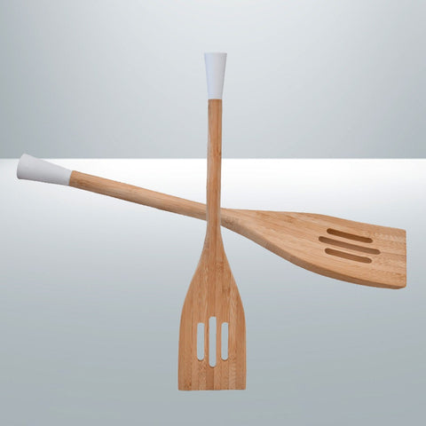 Bamboo Wood Slotted Turner Spoon