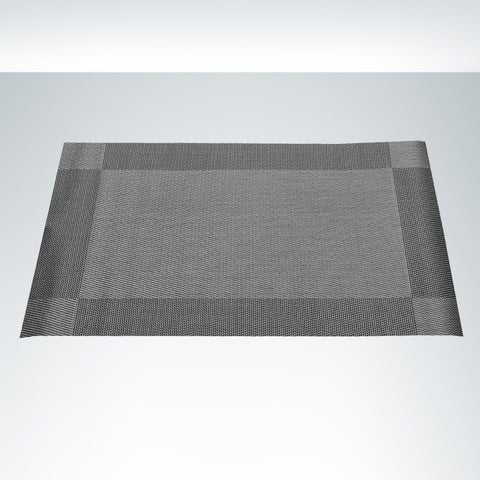(Pack of 6) Light Grey- Assorted PVC Table Mats