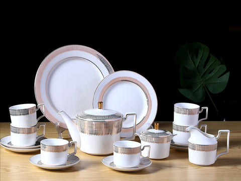 24Pcs Ceramic Royal Artistic Tea Set