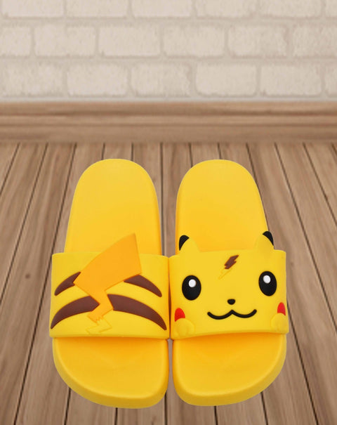 Pikachu Character Kids Slippers