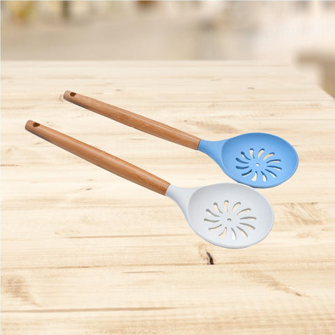 Silicon Oil Brush Bamboo Wood