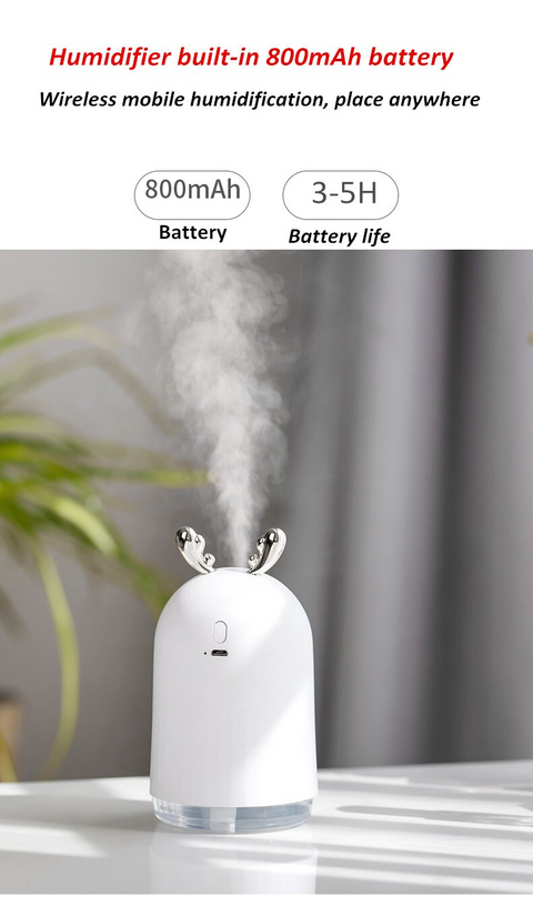 Antler Ultrasonic LED Light Induced Air Humidifier