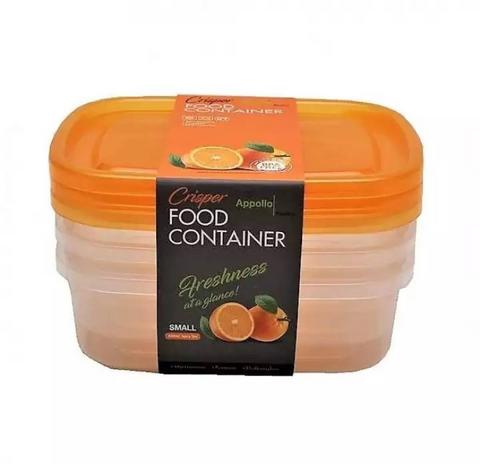 3Pcs Plastic Food Containers