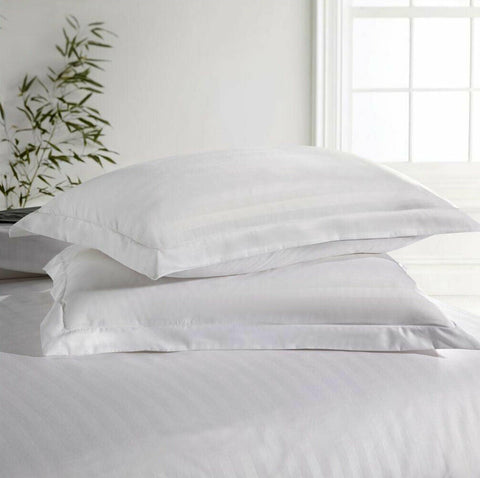 Luxury Stripe Comforter Set-White