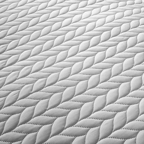 Silver Superior Quality Bedspread Set