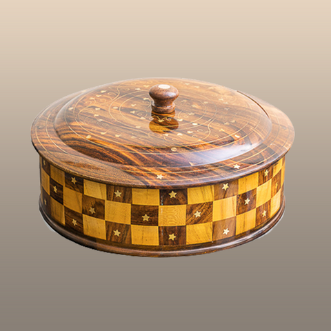 Wooden Hot Pot Round